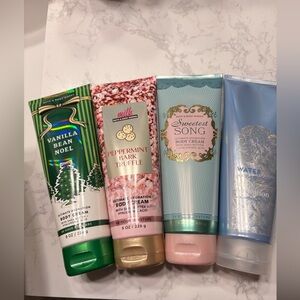 Bath and Body Works Set of 4 Lotions!!! NWOT!